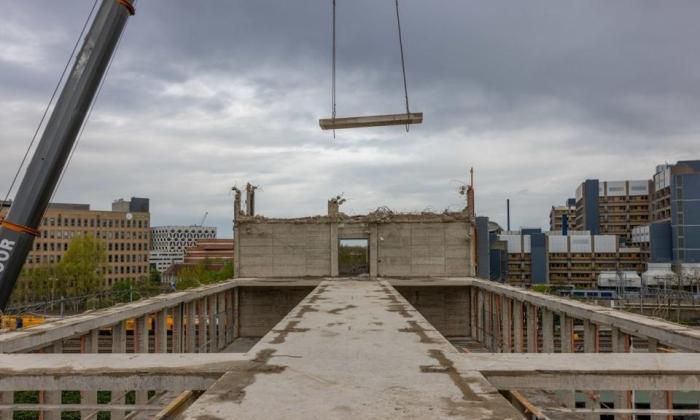 Betonelementen uit in-situ gezaagd